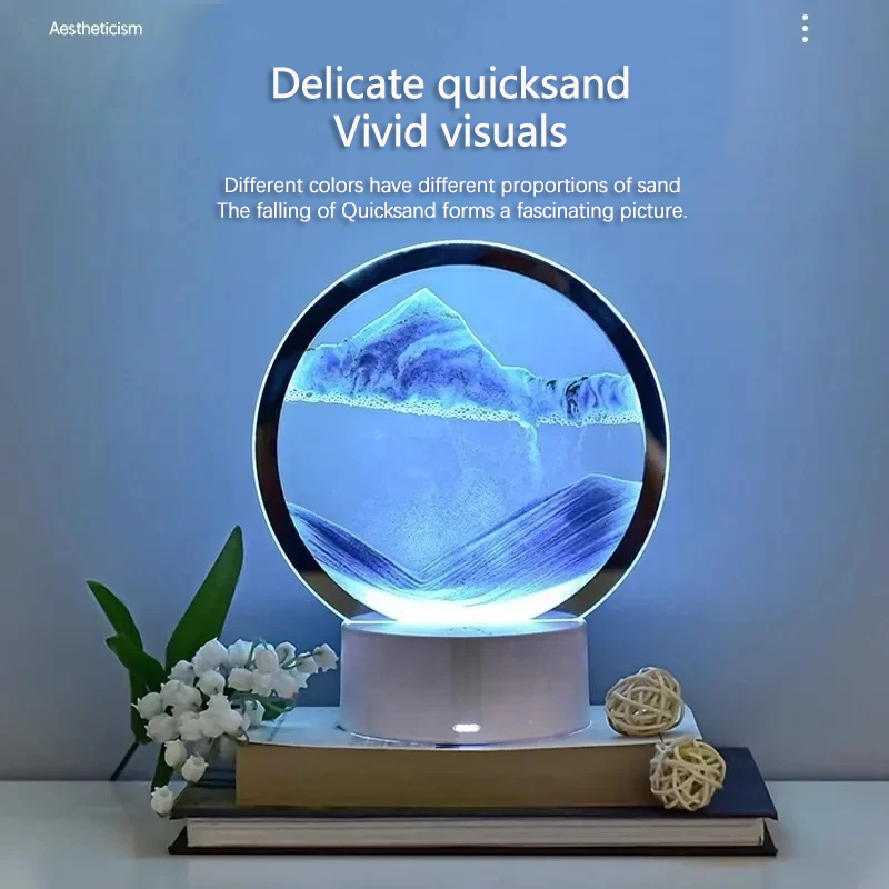 Art Craft Movement - Lampe LED 3D Paysage Sable 16