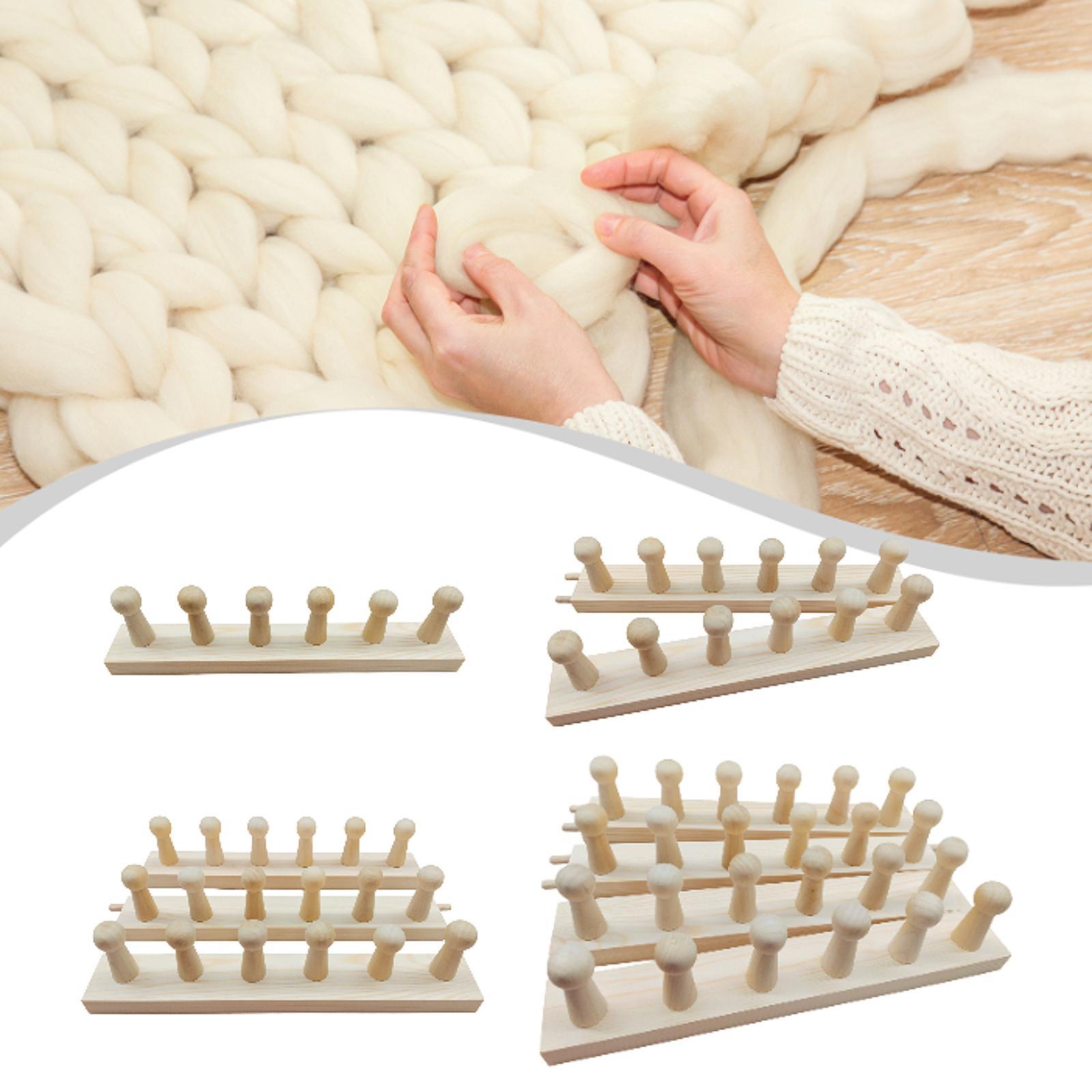 Loom Weaving Frame - Tisserolère en bois pour fil épais,