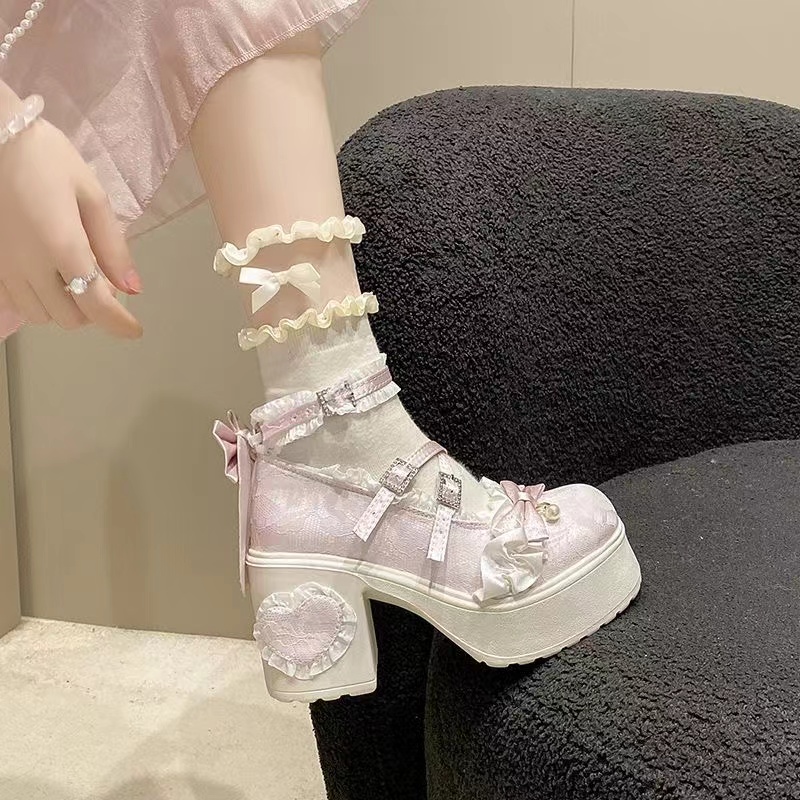 Art Craft Butterfly - Nouvelles Chaussures Princesse à Talon Épais