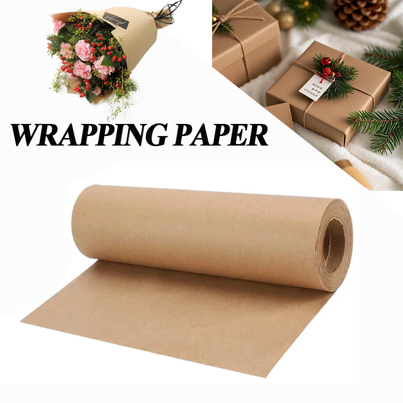 Art Craft Movement - YITAPE Rouleau de papier kraft brun