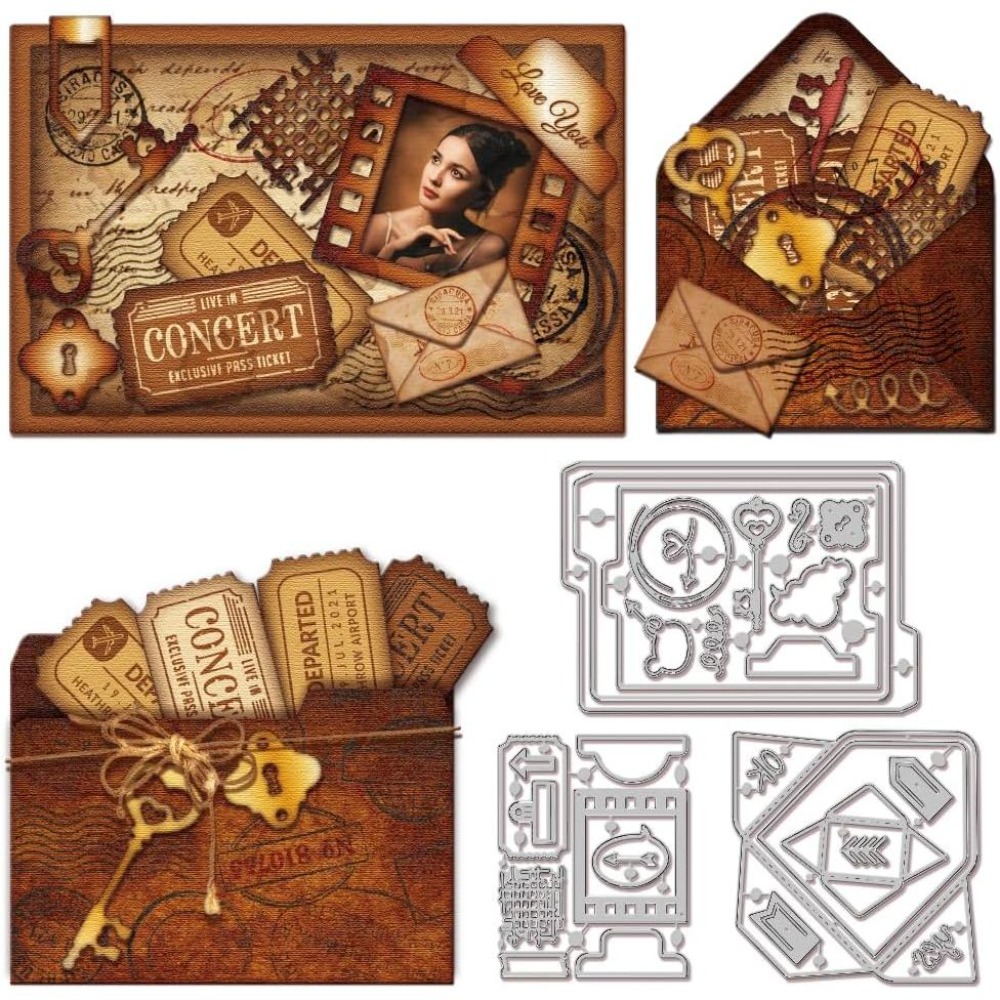 Art Craft Journals - Matrices de découpe pour journaux artistiques,