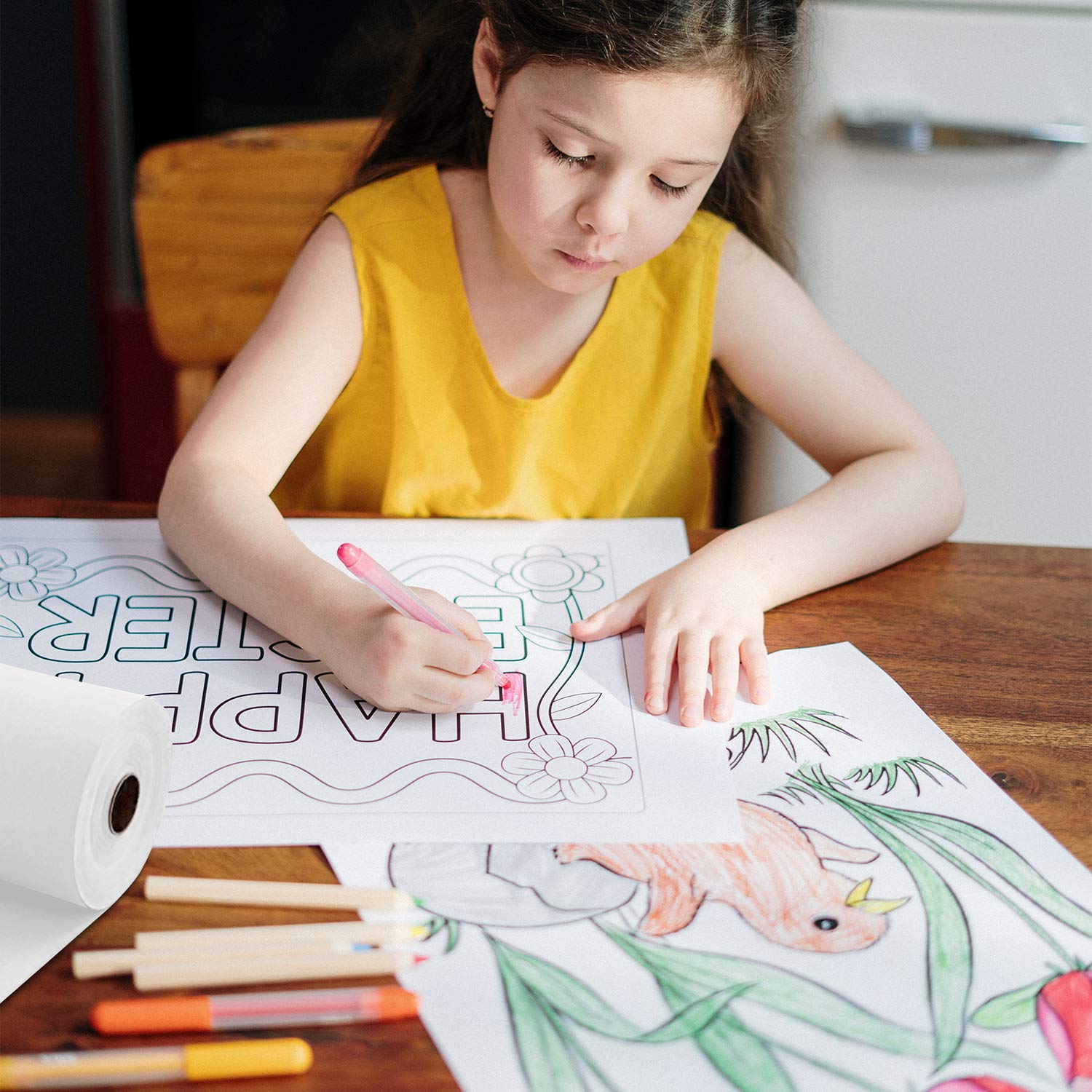 Rouleau de papier Kraft blanc/ - Art Craft Birthday Party avis et prix