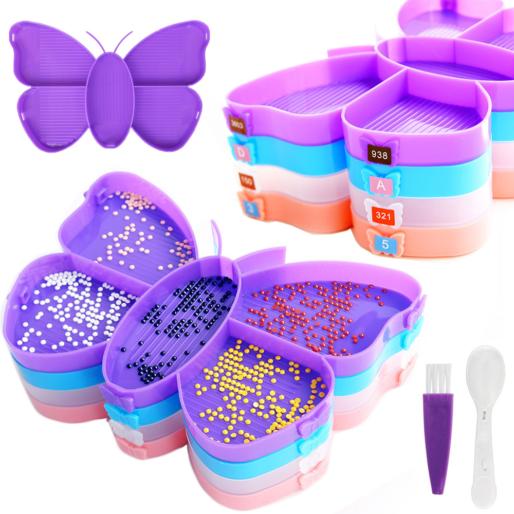 Ensemble de plateaux pour Diam - Art Craft Butterfly avis et prix