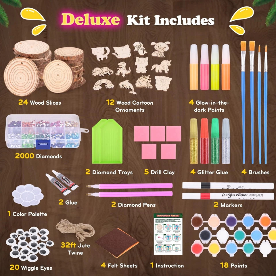 Kit de peinture sur bois qui b - Art Craft Education avis et prix