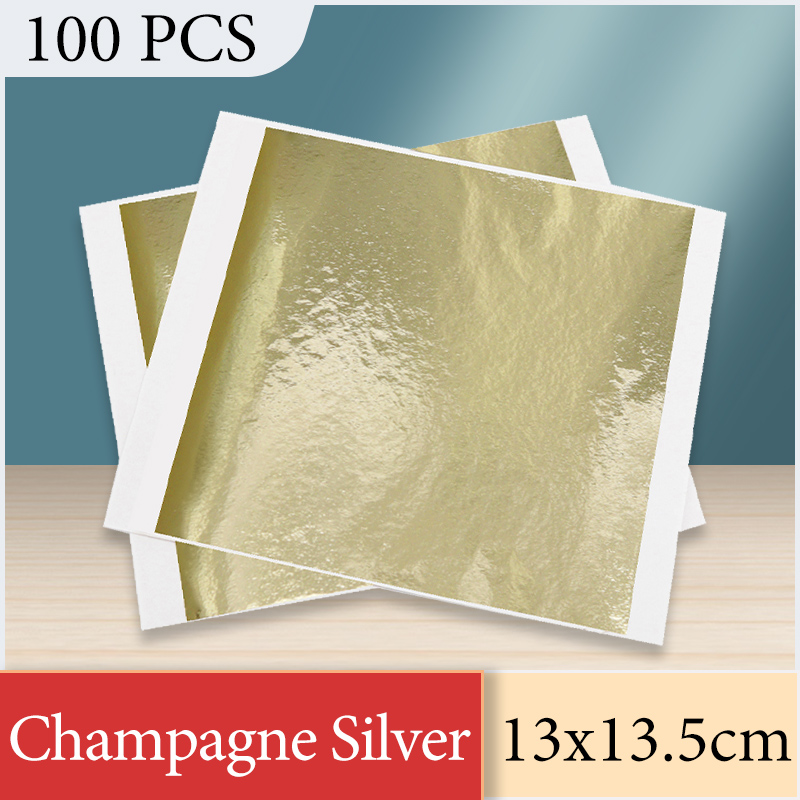 13x13.5cm Champagne Argent Feu - Art Craft Birthday Party avis et prix