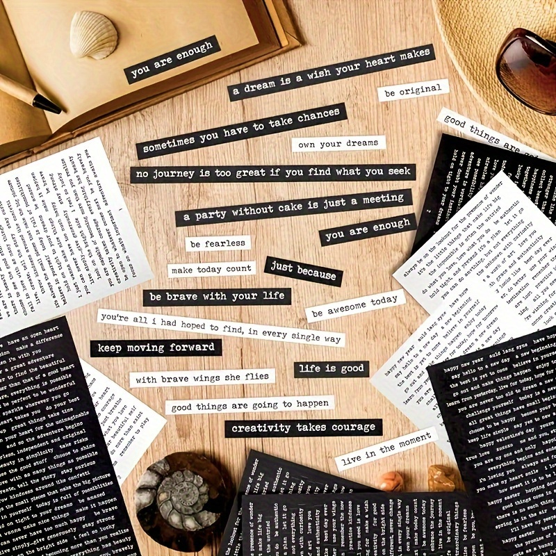 Autocollants de citation inspi - Art Craft Journals avis et prix