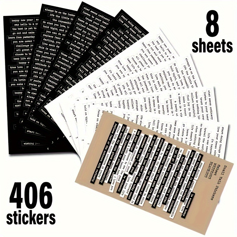 Autocollants de citation inspi - Art Craft Journals avis et prix