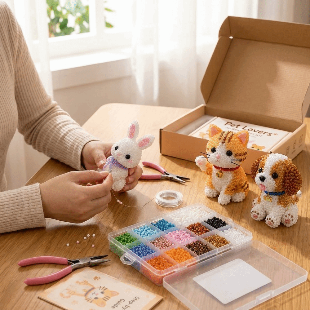 Kit de broderie de perles anim - Art Craft Education avis et prix