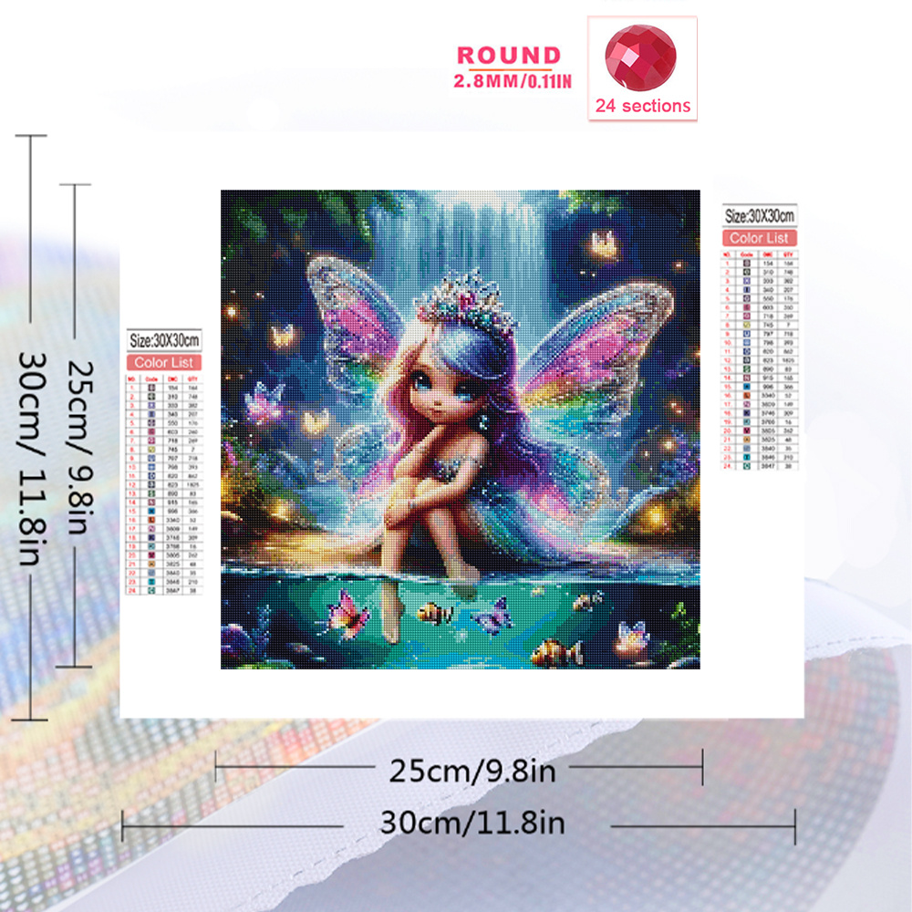 Momoart fille diamant mosaïque - Art Craft Butterfly avis et prix