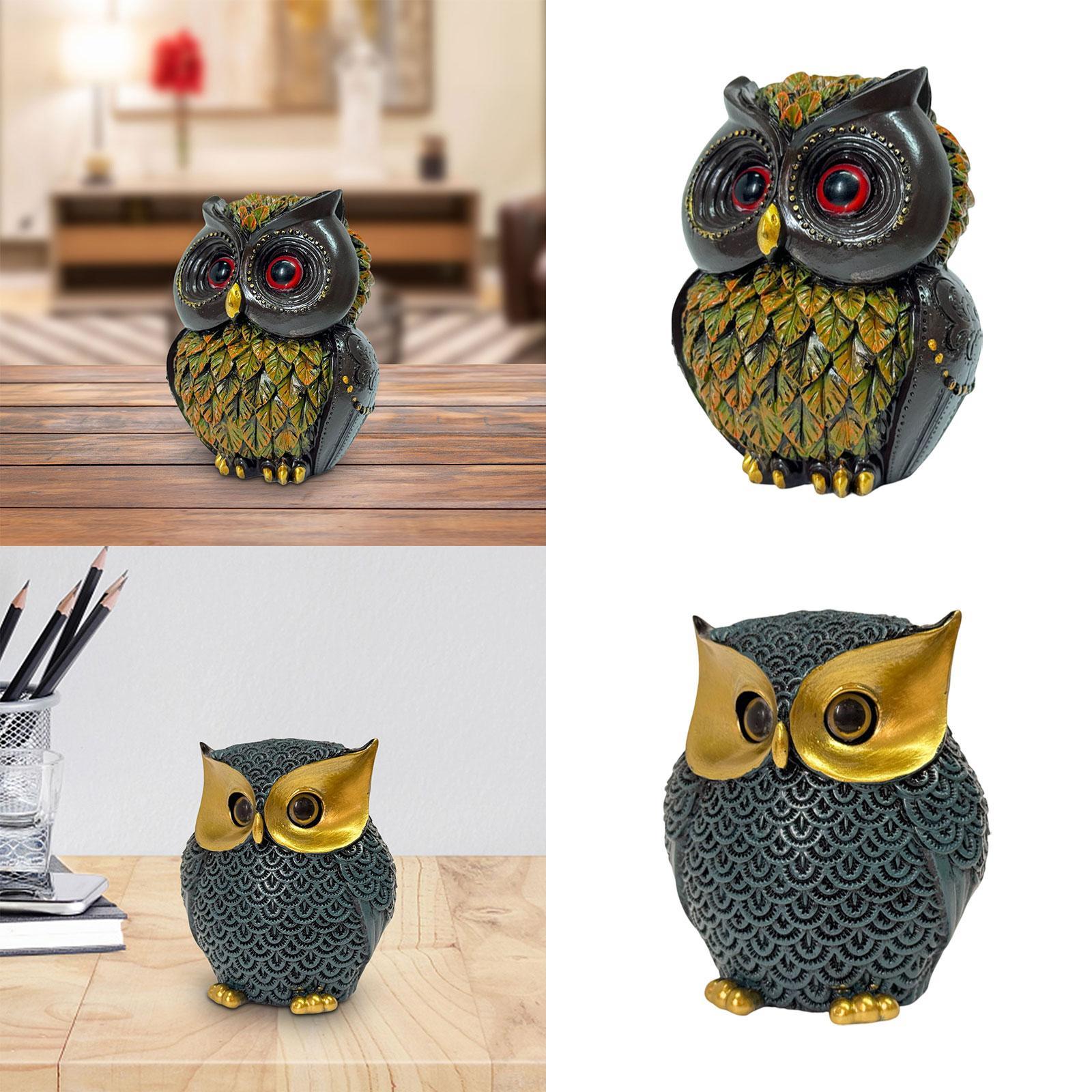 Statue d'hibou, figurine d'int - Art Craft Bar avis et prix