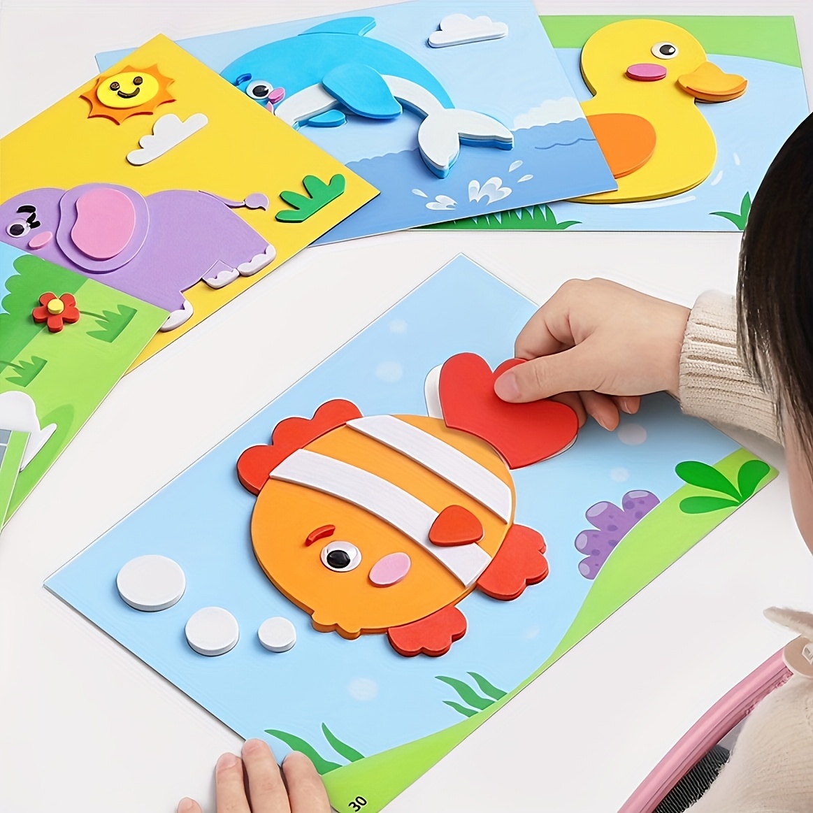 Autocollants 3D pour enfants,  - Art Craft Education avis et prix
